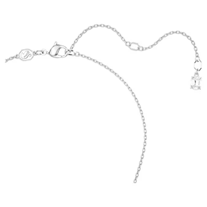 Élégant collier à pendentif en diamant de laboratoire bleu taille ovale avec accents pavés sur chaîne en argent bijoux personnalisés pour cadeau ou occasion - Product Image 3