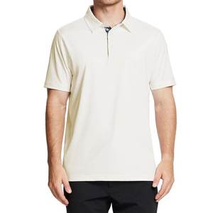Polo informal de negocios para hombre, camisetas de manga corta en blanco lisas negras, camiseta de Golf deportiva con logotipo bordado con impresión personalizada - Product Image 4