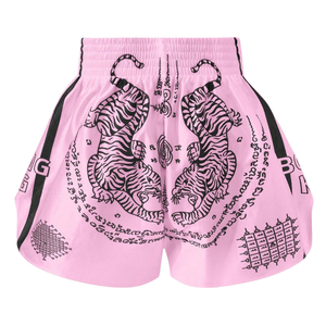 กางเกงมวยไทยแฟร์เท็กซ์สั่งทำพิเศษ คุณภาพสูง ดีไซน์ใหม่ พิมพ์ลาย ชุดออกกำลังกาย MMA สำหรับนักมวยอาชีพ ศิลปะการต่อสู้ ด้านหน้า - Product Image 2