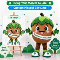 Costume de Mascotte Écologique Personnalisé OEM ODM, Fabricant de Costumes de Personnages Promotionnels pour Événements