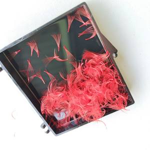 Extensiones de Pestañas de Pelo Sintético de Alta Calidad Nhu Y NY6D 6D, Volumen 6D, Longitud de 8-15 mm, Hechas a Mano, Fácil Aplicación, Empaque a Granel - Product Image 1