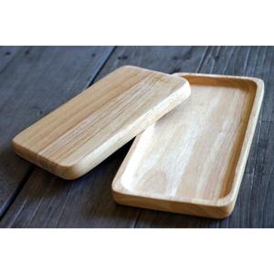 Collations durables Dessert Thé Café Petit Déjeuner Plateau Déjeuner Plat et Plateaux de Service en Bois Ensemble de 3 Plateaux Imbriqués au Look Unique Offre Spéciale - Product Image 5