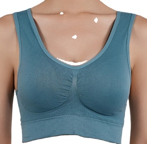 Women Seamless Bras Push Up Sports <b>Top</b> Female Breathable Brassiere Unwired Active Padded Bra <b>Crop</b> <b>Top</b> Solid Color Sexy - Product Image 2
