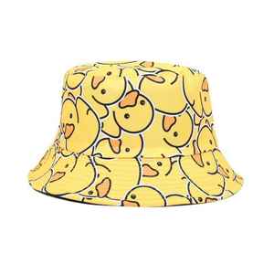 Chapeau de soleil de haute qualité pour l'extérieur, petit canard jaune imprimé, mode, dessin animé, protection solaire, chapeaux de soleil - Product Image 1