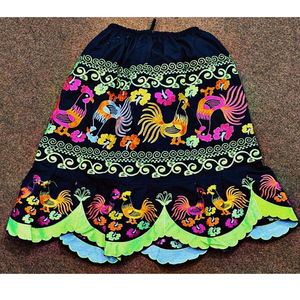 Custom Handmade Polyester Wrap Skirt Casual Pacific Island Art Festival Wear New Popular Clothing - Product Image 4