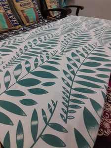 Nappe en coton imprimé bloc indien feuilles nappe pour Table à manger belle décoration de Table à dîner imprimée prix usine - Product Image 2