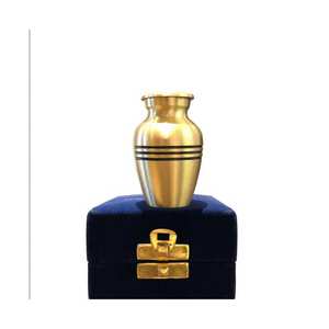 Conception personnalisée Urne humaine faite à la main pour cendres Accessoires funéraires Urne en métal pour crémation Fabrication indienne avec qualité d'exportation - Product Image 2