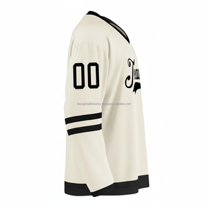 Maillot de hockey sur glace personnalisé, respirant et léger, vêtements de sport OEM avec logo et design sur mesure - Product Image 4