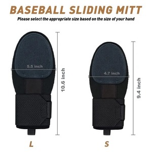 Người Đàn Ông Bóng Chày Softball Bảo Vệ Chạy Cơ Sở Trượt <span class=keywords><strong>Mitt</strong></span> Với Thêu Logo Mềm Mại Và Bền Bóng Mềm Bóng Chày Trượt Găng Tay - Product Image 4