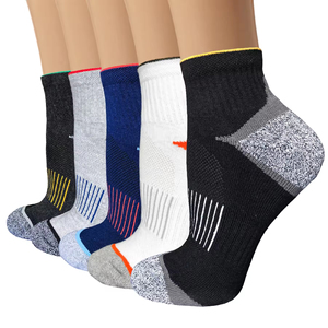 Chaussettes de compression pour hommes et femmes soutien chaussettes personnalisées logo couleurs et adhérence pour football basket-ball course cyclisme chaussettes de sport - Product Image 2