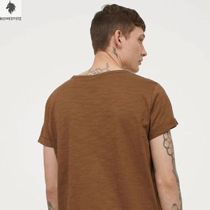 Vente en gros de t-shirts pour hommes de haute qualité 100% coton respirant 200 grammes de tissu poids vente de t-shirts pour hommes - Product Image 3