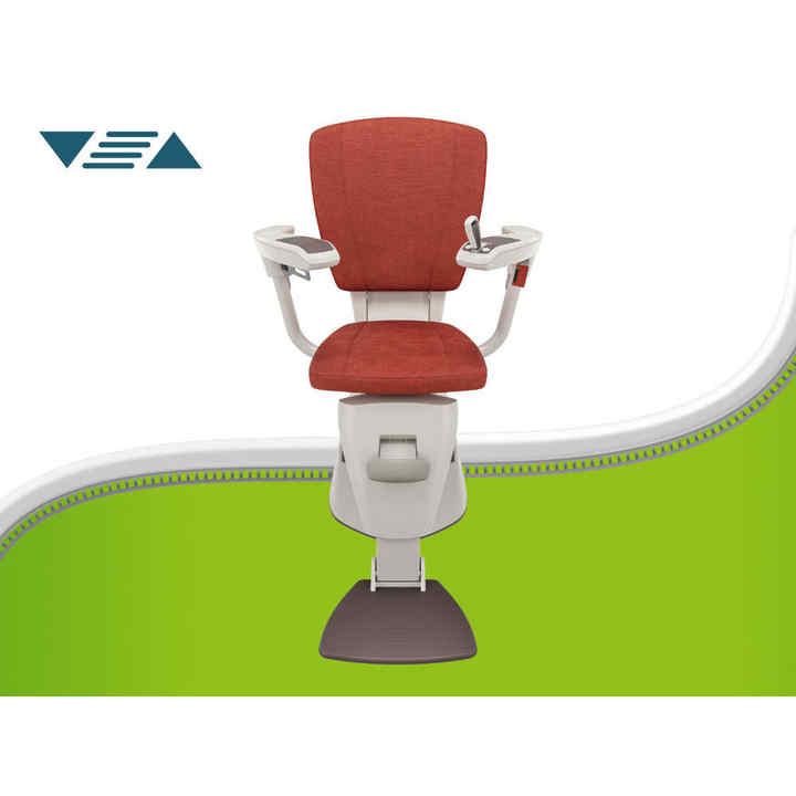 Flow 2 Curved Stairlift New Used Home Construction Retail Farm 500kg Load Capacity Made Aluminum Alloy Steel Features Motor Pump