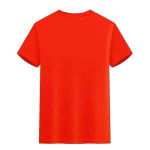 T-shirts pour hommes, basiques, 100% coton, manches courtes, col en V, été, légers, tricotés, respirants, séchage rapide, motif, coupe régulière, décontractés - Product Image 5