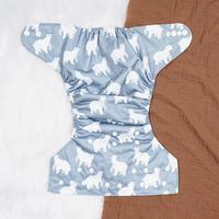 Happy Flute Vente en gros Couches lavables en daim réutilisables Couches pour bébés Couches en tissu taille unique imperméable Doux