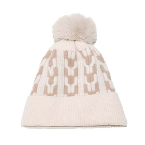 Gorro de punto de último diseño con logotipo propio personalizado Gorra de calavera con diseño de personaje de puño holgado acrílico para hombres - Product Image 4