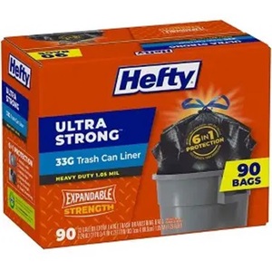 ถุงขยะขนาดใหญ่พิเศษ Hefty Steelsak สีเทา ไม่มีกลิ่น 39 แกลลอน บรรจุ 30 ใบ - Product Image 2