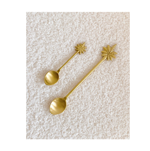 Utensilios de cocina de latón de diseño clásico, cucharas para servir alimentos, cubiertos, juego de cubiertos, herramientas de cocina a un costo razonable - Product Image 1