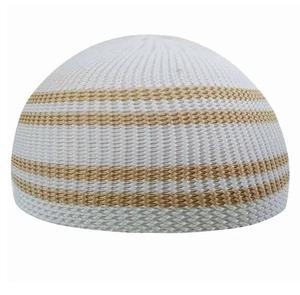 Chapeau de prière Kufi traditionnel turkmène afghan islamique musulman, Topi imperméable en polyester et coton, toutes saisons, vente en gros à bas prix - Product Image 6