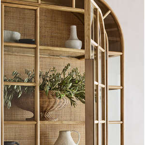 Cuenco central de ratán marrón tejido a mano-Diseño Alford, decoración moderna 2025 | Regalo de inauguración de la casa al por mayor de Tienphong - Product Image 3