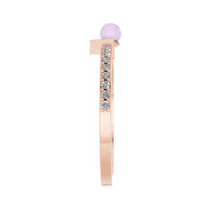 แหวนหมั้นเพชร14K ระดับพรีเมียมแหวนหมั้นเพชรสำหรับผู้หญิงดีไซน์คลาสสิกเทนนิสชุบทองหรูหราเครื่องประดับชั้นดี - Product Image 3