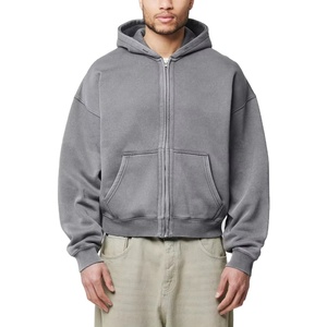 Sudadera con Capucha y Cremallera para Hombre, Estilo Urbano, Resistente al Desgaste, Precio de Mayoreo - Product Image 1