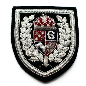 งานปักมือ 3 มิติ ด้วยด้ายทอง ป้ายติดเสื้อเบลเซอร์ แฟชั่น ป้ายผ้าติดเสื้อ ทำด้วยมือ แพ็คเกจแบบกำหนดเอง ผ้าใบ ชุดยูนิฟอร์ม - Product Image 4