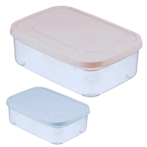 Nuevo producto, venta al por mayor, cómodo para almacenar alimentos, frutas, plástico PP transparente, contenedor sin BPA en plástico, fabricante de Vietnam - Product Image 1