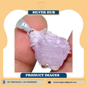 Nouveau dernier fournisseur en gros pour la Kunzite naturelle pierres précieuses brutes ensemble pendentif bijoux pour unisexe au prix de gros - Product Image 4