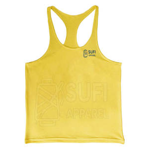 Camiseta sin Mangas de Algodón 100% Tejido, Diseño Moderno, Casual, Holgada, Transpirable y de Secado Rápido para Hombre, Alto Rendimiento, Servicio OEM - Product Image 1