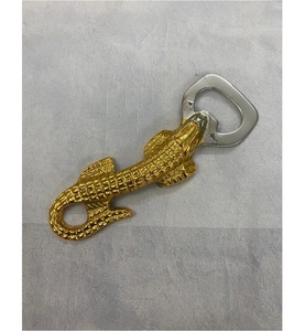 Ouvre-bouteille en métal en forme de <span class=keywords><strong>Crocodile</strong></span> en laiton AK en or et argent fini article de style moderne pour accessoires de bar/ustensiles de cuisine - Product Image 2