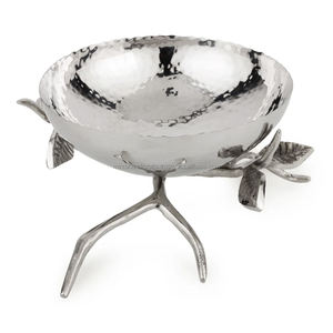 ถ้วยเงินทรงกลมตกแต่งบนโต๊ะพร้อมพวงดอกไม้เหมาะอย่างยิ่งสำหรับห้องครัวในบ้านห้องครัวเชิงพาณิชย์หรือโอกาส - Product Image 2