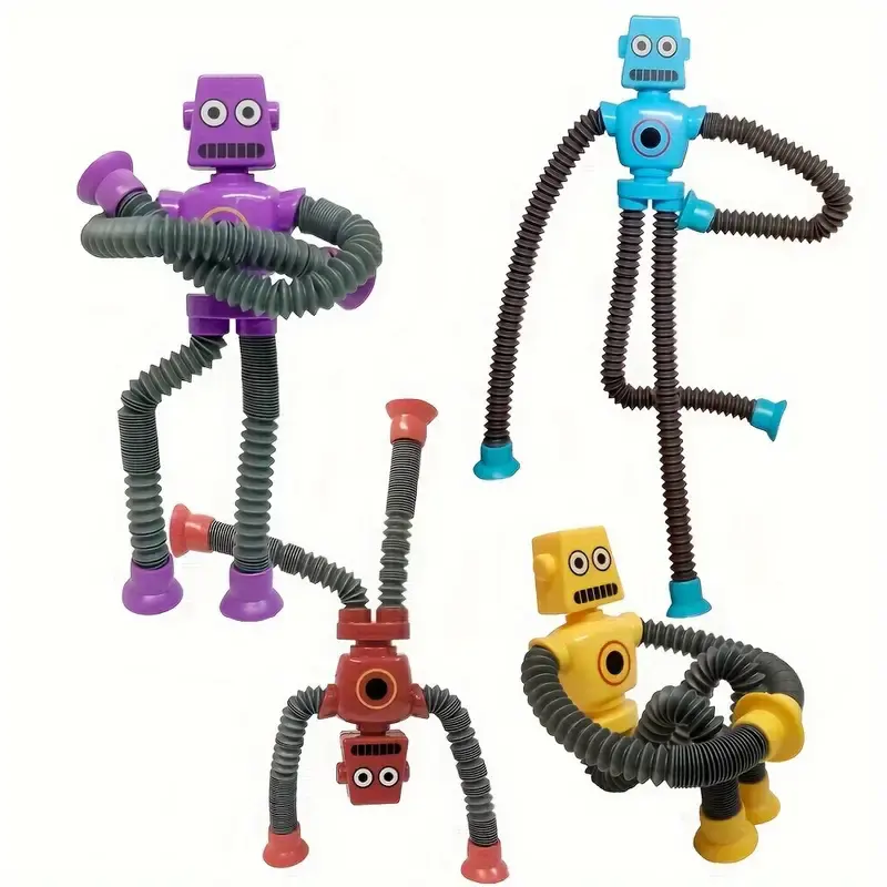 Transformable 4 Color Robot Toy Ideal Gift for Creative Kids
