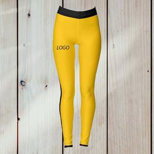 ชุดออกกำลังกายผู้หญิงคุณภาพสูง ชุดกีฬาไร้ตะเข็บ กางเกงเลกกิ้งพิมพ์ลาย ออกแบบเองได้ สำหรับฟิตเนสและโยคะ - Product Image 2