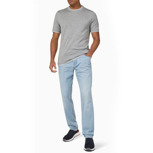 Camiseta Deportiva Personalizada 100% Algodón para Hombre, Cuello Redondo, Ropa de Entrenamiento, Estilo Casual y Moderno - Product Image 4