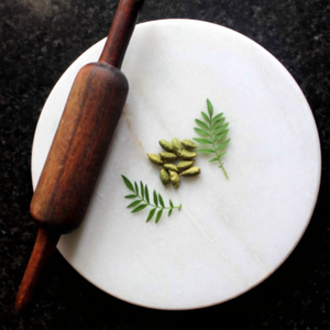 Ensemble de chakla et belan gratuit, outils de pâtisserie efficaces pour le roulage de la pâte, écologiques, de haute qualité, en marbre, en bois et en métal - Product Image 3