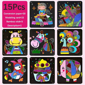 Pegatinas de Lentejuelas Educativas para Niños, para Decorar y Aprender - Product Image 6