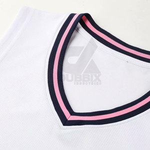 Maillots de basket-ball personnalisés Impression par transfert thermique 100% polyester Respirant Séchage rapide Nom de l'équipe personnalisé Logo Tailles unisexes pour adultes - Product Image 2
