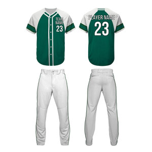 ชุดเบสบอลผู้ชายขายดีที่สุด ชุดเบสบอลปักโลโก้ตามสั่ง ชุดทีมเบสบอล - Product Image 1