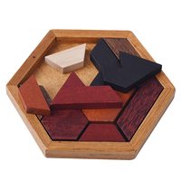 Teka-teki Kayu untuk Anak-anak Teka-teki Jigsaw Kayu Blok Kubus Puzzle Kayu 3d dari Tradnary