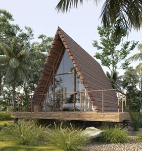 Invernaderos prefabricados industriales modernos de 27 metros cuadrados de alta calidad de Vietnam Estructuras prefabricadas rectangulares 40HC para exteriores - Product Image 2