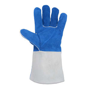 Guantes de Soldadura de Cuero Resistentes al Calor/Fuego y a Productos Químicos de 16 Pulgadas, Texturizados, Resistentes a Desgarros en Toda la Superficie, Transpirables y de Seguridad - Product Image 6