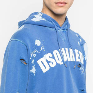 Sudadera con capucha completa para hombre de nuevo diseño de muestra gratis, logotipo personalizado de gran tamaño y sudaderas con capucha de etiqueta privada para sudaderas con capucha de lavado ácido para hombre - Product Image 3