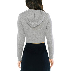 Anti-boulochage lavé Colla à la mode Streetwear femmes 100% coton hiver récolte polaire sweat à capuche à la mode sweats à capuche - Product Image 5