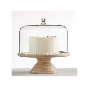 Wood <b>Dessert</b> Cupcake Platter Tray Hotel Home Desk Round Table Decoration Hot Selling Wood Cake Display Rack - Product Image 5