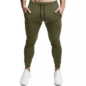 Pantalons de jogging personnalisés pour hommes, 100% coton, respirants, à séchage rapide, taille élastique, pantalons évasés pour hommes - Product Image 1