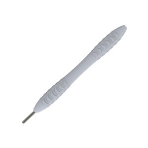 Reusable Light <b>Grey</b> Dental <b>Mirror</b> Handle Manual Tooth Cleaning Tool Autoclavable <b>Grey</b> Silicone Dental <b>Mirror</b> Stem Ergonomic - Product Image 3