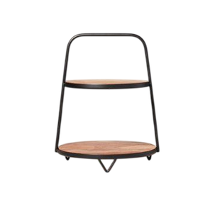 Most Selling Wood & Metal 2 <b>Tier</b> <b>Cake</b> <b>Stand</b> With Branch Handle Wedding Birthday Parties Decoration Tabletop <b>Cake</b> <b>Stand</b> - Product Image 3