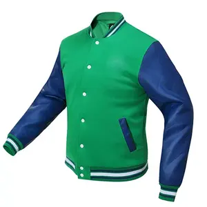 Veste d'université en Satin Hot & Sexy pour femmes rose clair fermeture à glissière avant Collage vêtements de Baseball grande taille en gros personnalisé - Product Image 2