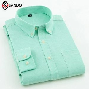 Cheap Turn Down Collar Single Button Cotton Male Long Plus Size Customization High Quality Cotton Long Sleeve <b>Shirt</b> for <b>Men</b> - Product Image 2