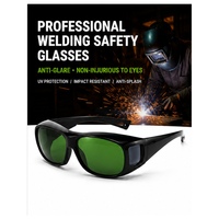 Lunettes de sécurité laser, lunettes de protection pour le marquage, la gravure, la découpe, la soudure, l'atelier et la protection des yeux industrielle